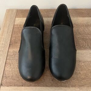 Weissman Women’s Black Slip-On Stretch TAP shoe Size 6.5 AM